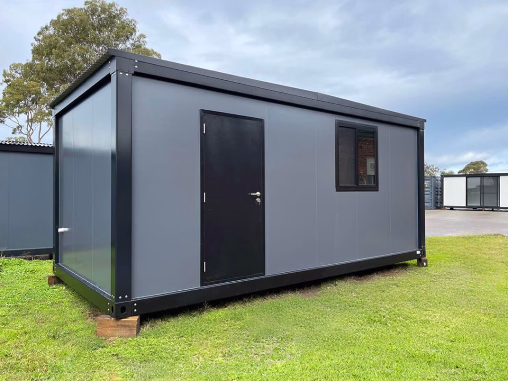 6m x 3m Standard Portable Building Monument Grey